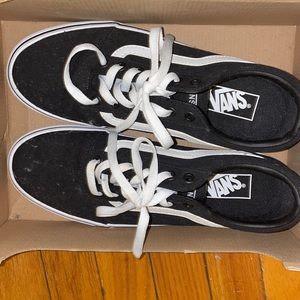 Black and white classic vans